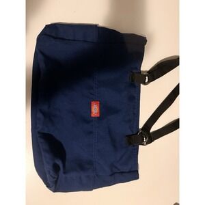 Vtg Women's Dickies blue  Tote Bag Shoulders 2000s Canvas Black Strap